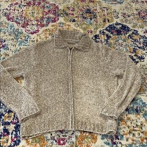 Croft and Barrow zip up sweater